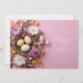 Custom Easter Card with Easter Eggs シーズンカード (正面)
