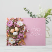 Custom Easter Card with Easter Eggs シーズンカード (スタンド正面)