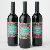Custom Easter Egg Wine Label ワインラベル (ボトル)