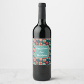Custom Easter Egg Wine Label ワインラベル (正面)