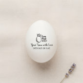 Custom Egg Carton Stamp – Personalized Farm Logo ラバースタンプ