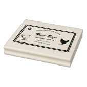 Custom eggs carton Professional stamp | Hens eggs ラバースタンプ (スタンプ)