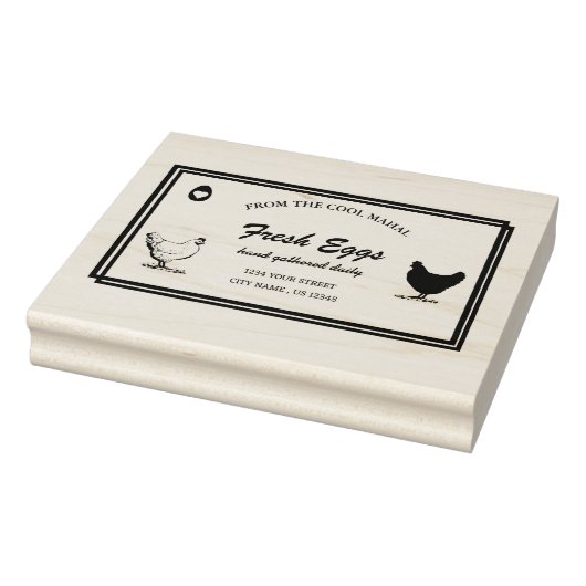 Custom eggs carton Professional stamp | Hens eggs ラバースタンプ (スタンプ)