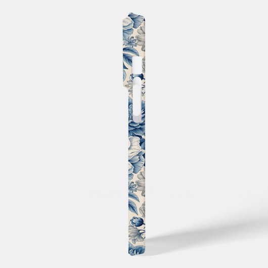 Custom Elegant Boho Chic Blue Blossom Case-Mate iPhoneケース (裏面 / 左)
