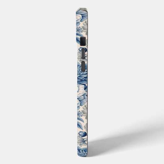 Custom Elegant Boho Chic Blue Blossom Case-Mate iPhoneケース (裏面 / 左)