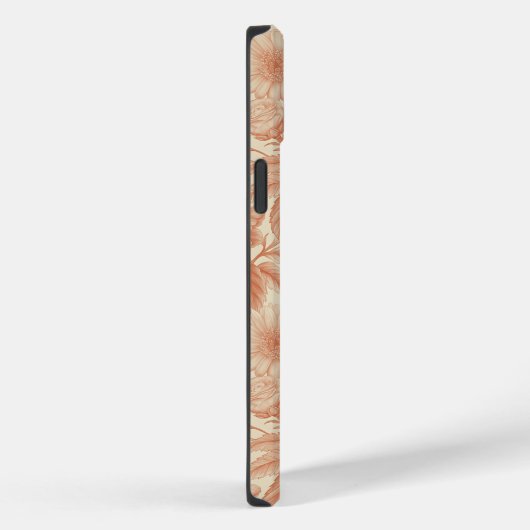 Custom Elegant Boho Chic Brown Blossom Case-Mate iPhoneケース (裏面 / 右)