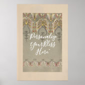 CUSTOM Elegant Butterfly Chandelier Art Print ポスター (正面)