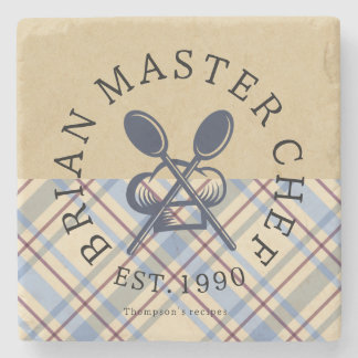 Custom elegant classic farmhouse artwork kraft  ストーンコースター