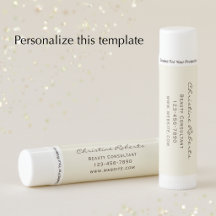 Custom Elegant Cream & Brown Promotional Gift