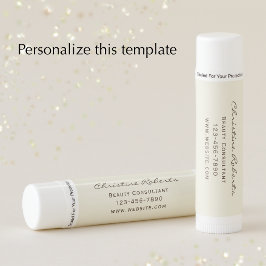 Custom Elegant Cream & Brown Promotional Gift