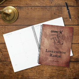 Custom Elegant Horse Ranch Business プランナー手帳