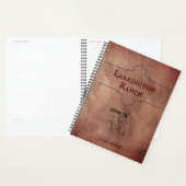 Custom Elegant Horse Ranch Business Planner プランナー手帳 (ディスプレー)