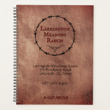 Custom Elegant Horse Ranch Business Planner