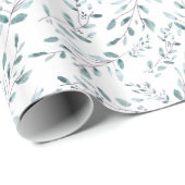 Custom Elegant Leafy Botanical Product packaging ラッピングペーパー (ロールコーナー)