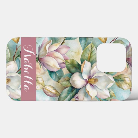 Custom Elegant Magnolias Case-Mate iPhoneケース (裏面 (横))