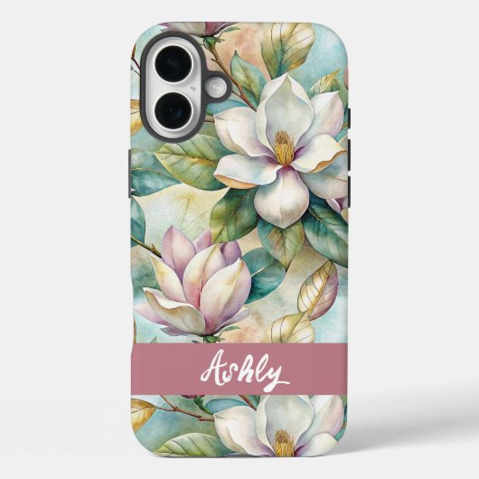 Custom Elegant Magnolias Case-Mate iPhoneケース (裏面)
