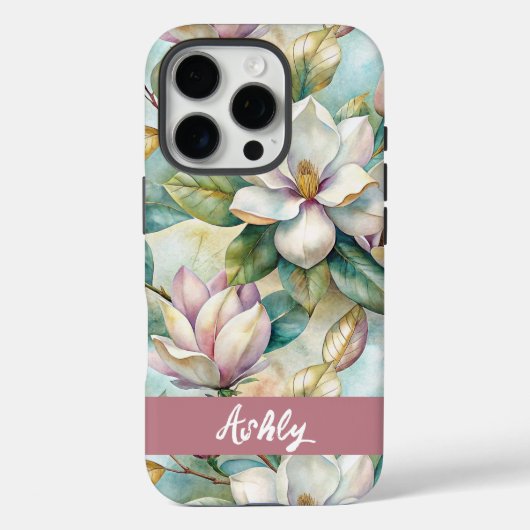 Custom Elegant Magnolias Case-Mate iPhoneケース (裏面)