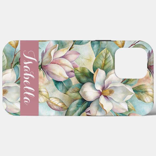 Custom Elegant Magnolias Case-Mate iPhoneケース (裏面 (横))
