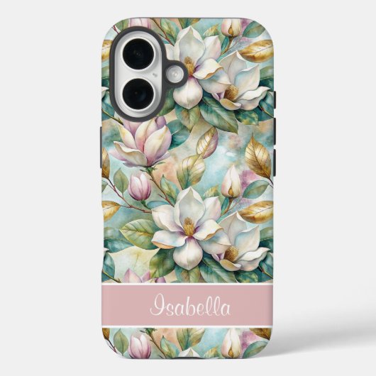 Custom Elegant Magnolias Case-Mate iPhoneケース (裏面)