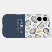 Custom Elegant Marine Oysters Case-Mate iPhoneケース (裏面 (横))