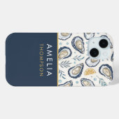 Custom Elegant Marine Oysters Case-Mate iPhoneケース (裏面 (横))