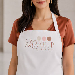 Custom Elegant Modern Makeup Artist  エプロン