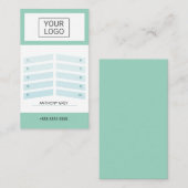 Custom Elegant Olive Green Business Season Ticket  名刺 (正面/裏面)