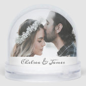 Custom Elegant Photo Calligraphy Script Name Date  (裏面)