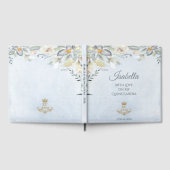 Custom Elegant Quinceañera 15th Birthday ゲストブック (全面)