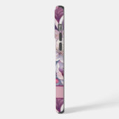 Custom Elegant Watercolor Cherry Blossom Sakura iPhoneケース (左側面)
