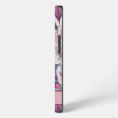 Custom Elegant Watercolor Cherry Blossom Sakura iPhoneケース (左側面)