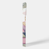 Custom Elegant Watercolor Cherry Blossom Sakura iPhoneケース (右側面)