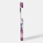 Custom Elegant Watercolor Cherry Blossom Sakura iPhoneケース (左側面)