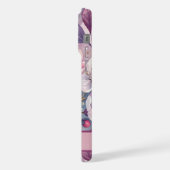 Custom Elegant Watercolor Cherry Blossom Sakura iPhoneケース (左側面)