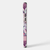 Custom Elegant Watercolor Cherry Blossom Sakura iPhoneケース (左側面)