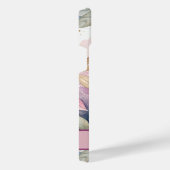 Custom Elegant Watercolor Cherry Blossom Sakura iPhoneケース (右側面)