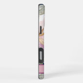 Custom Elegant Watercolor Cherry Blossom Sakura iPhoneケース (右側面)