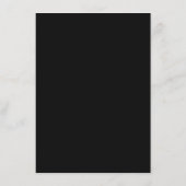 Custom, Elegant, Wedding Ceremony Keepsake  Invita エンクロージャーカード (裏面)