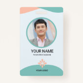 Custom Employee ID Badge バッジ (正面)