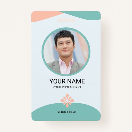 Custom Employee ID Badge バッジ (正面)