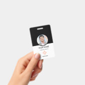 Custom Employee ID Badge バッジ (手持ち)