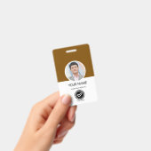 Custom Employee ID Badge バッジ (手持ち)