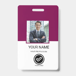 Custom Employee ID Badge バッジ