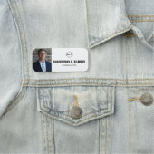 Custom Employee photo Business logo magnetic  名札 (インサイチュ)