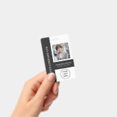 Custom Employee Photo, Logo, Name, Black   バッジ (手持ち)