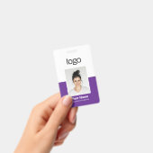 Custom Employee Photo Name Tag Badges バッジ (手持ち)