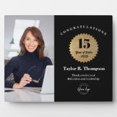 Custom Employee Recognition Photo 15 Year service  フォトプラーク (正面)