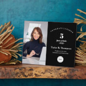 Custom Employee Recognition Photo 5 Year service  フォトプラーク (側面)