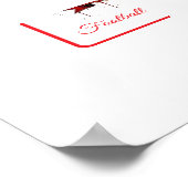 Custom England National Football Team Celebration ポスター (角)