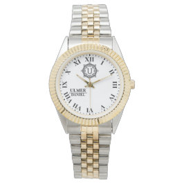 Custom Engraved Roman Numeral Leather Strap Person 腕時計